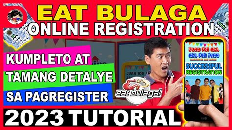 2023 Updated Tutorial EAT BULAGA ONLINE REGISTRATION.